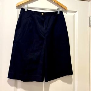 Talbots navy shorts. Size 8.